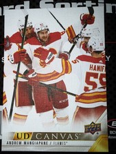 2022-23 Upper Deck Series 2 - Ud Canvas Andrew Mangiapane Calgary Flames! Mint!