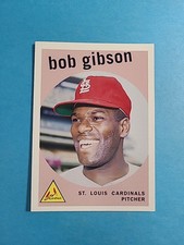 Bob Gibson 2006 Topps Rookie Of The Week Baseball Card # 19 I5590. rookie card picture