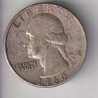 1960-D WASHINGTON QUARTER 25¢ DENVER 90% SILVER COIN UNITED STATES MINT