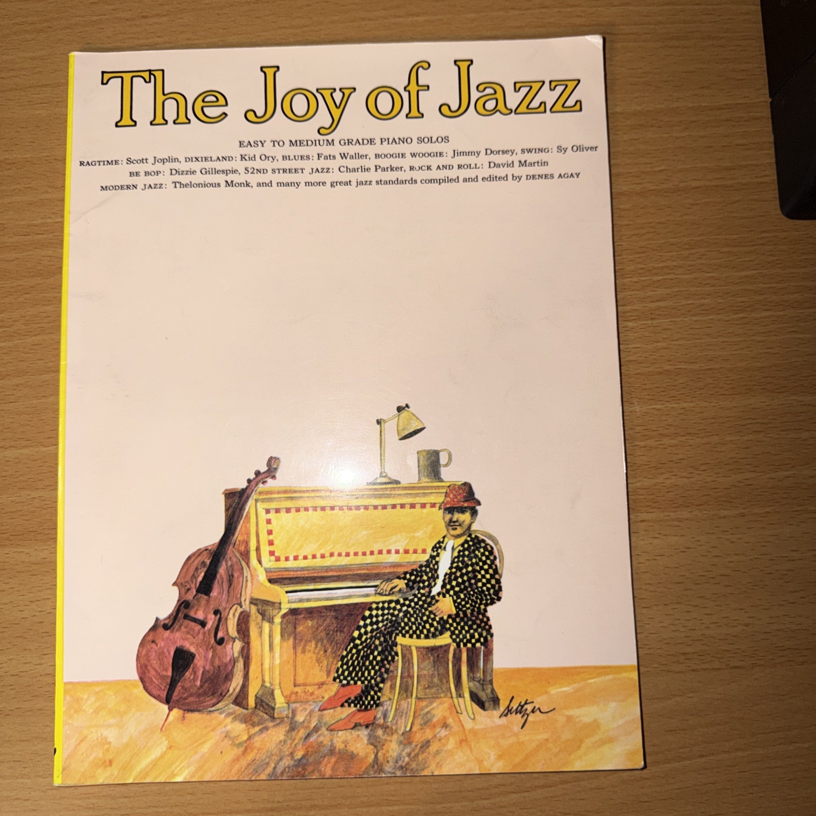 Joy of Jazz Piano Solos Early Intermediate Sheet Music Denes Agay Book