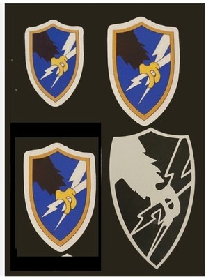 Army Security Agency ASA 4 Sticker Group LFCF