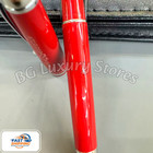 BID Montblanc Meisterstück Red Fountain Pen Platinum Trim w/ Box — photo 5
