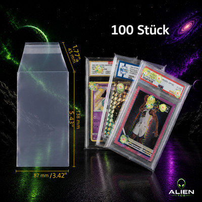 100x PSA Grading Card Schutzhüllen | TCG Schutzhüllen für PSA Sammelkarten