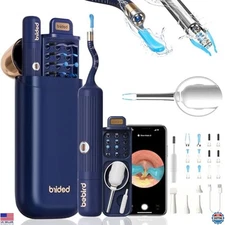 Wireless Ear Wax Removal Camera Tool - HD Otoscope with Light, Ear Cleaning Kit