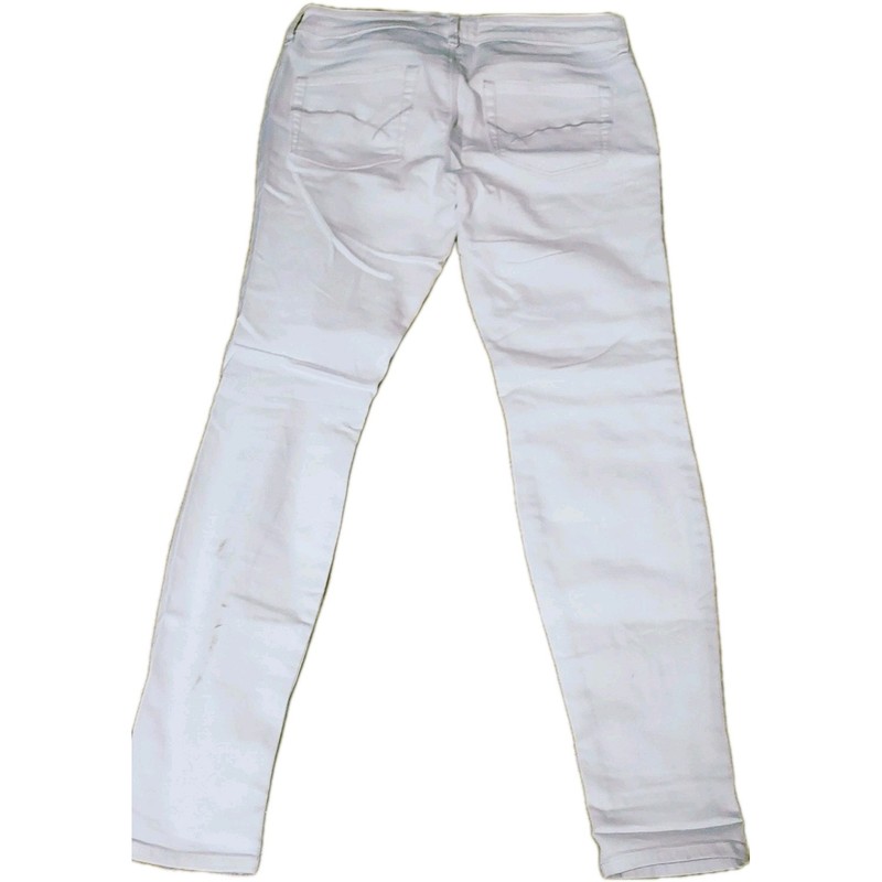 Ladies White Skinny Jeans Bullhead Size 7
