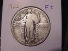 1925 STANDING LIBERTY QUARTER F + POPULAR DATE ORIGINAL COIN SHIPS FREE