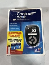 Contour Next Blood Glucose Monitoring System All-in-One Kit for Diabetes Expired