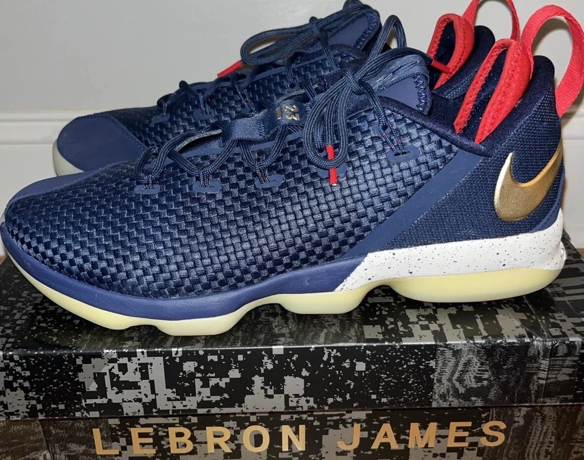 LEBRON JAMES XIV ネイビーシューズ Nike LeBron 14 Low USA for Sale | Authenticity Guaranteed | eBay