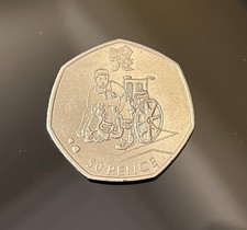 2011 Fifty Pence 50p London Olympic Aquatics Coin - Available on eBay