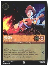 Disney Lorcana TCG Woody Waiting For a Friend 3/204 Foil Wilds Unknown