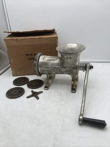 Vintage Chop-Rite Model 22 Bolt Down Heavy Duty Manual Meat Grinder