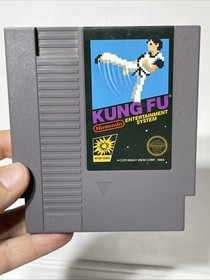 NES Kung Fu 5 Screw/Hang Tab CIB NINTENDO NICE 🔥
