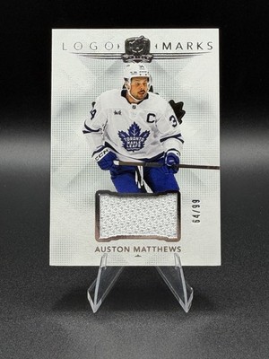 2024-25  UD The Cup Logomarks Auston Matthews /99 Leafs