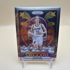 2025 Panini WNBA Prizm Caitlin Clark Groovy No. 10 Indiana Fever