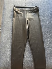 American Apparel Women’s Black shiny leggings  medium  