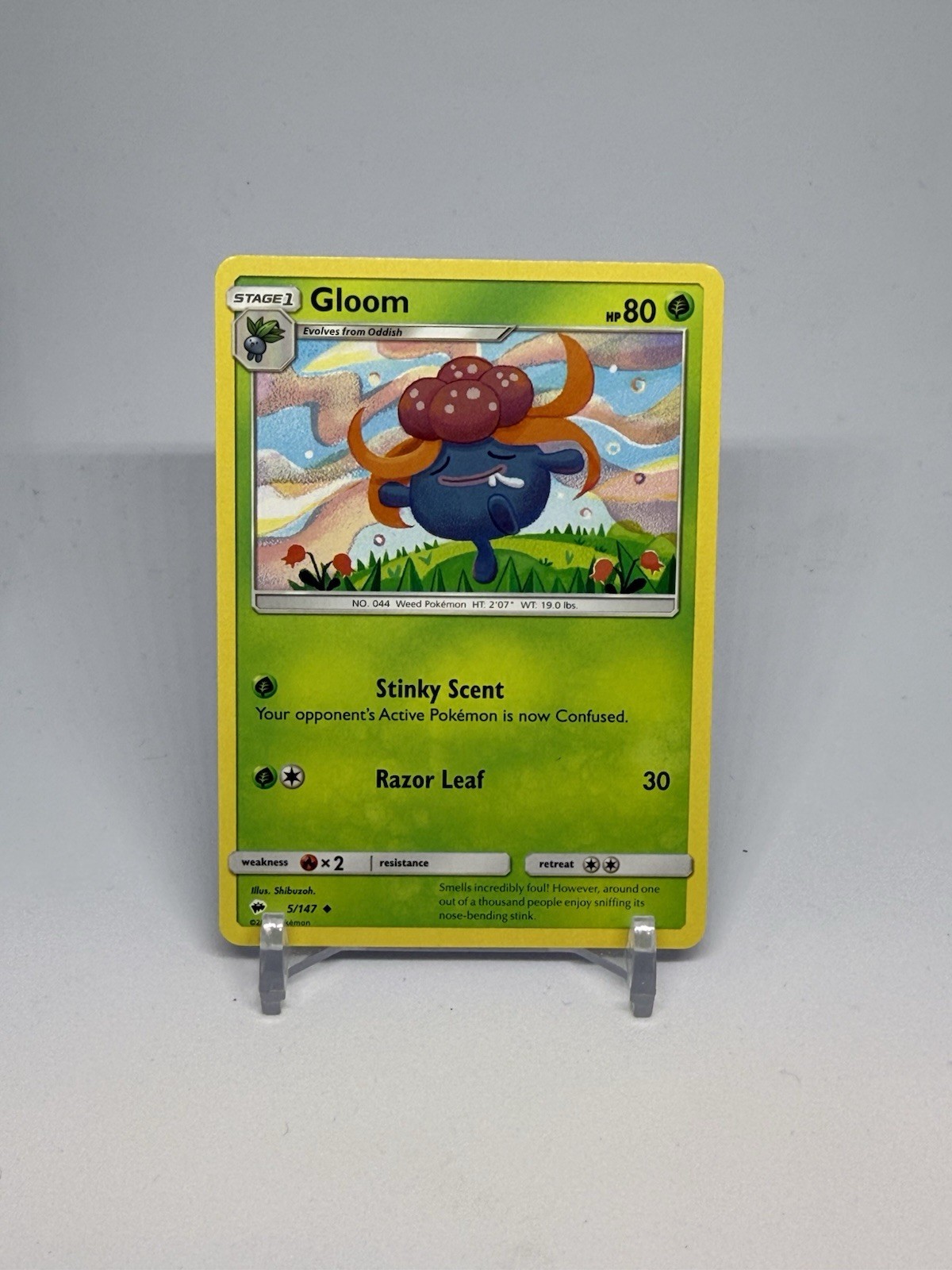 Gloom 5/147 Burning Shadows English Pokemon Card TCG