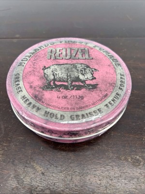 Reuzel Pink Hollands Finest Pomade 4oz Grease Heavy Hold