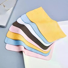 5/10Pcs Suede Glasses Clean Microfiber Glasses Cleaning Cloth For Lens Phone Scr