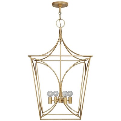 Kate Spade Visual Comfort  Cavanagh Medium Lantern Pendant Gold KS-5145G  NEW