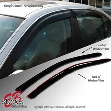 Vent Shade Window Visors Deflector Ford Focus 00-07 ZX3 3D Hatchback Only 2pcs
