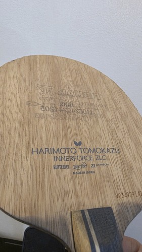 Used Butterfly Harimoto Innerforce ZLC Table Tennis Blade - Picture 4 of 8