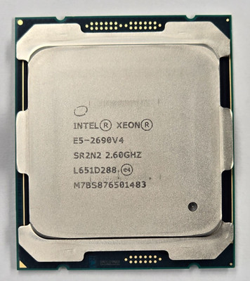(1) Intel Xeon E5-2690 v4 SR2N2 14 Core 2.6GHz 35MB LGA2011-3 CPU, Tested