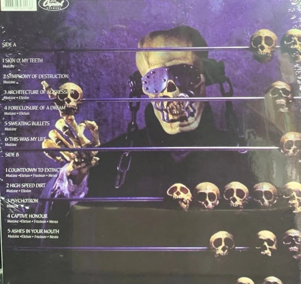 MEGADETH - Countdown to Extinction Rare Colour 2022 Vinyl Import New & Sealed - Image 2 of 2