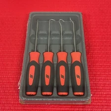 Snap-on Tools SGASA204CR Instinct 4-Piece Soft Grip Miniature Pick Set
