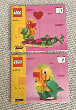 40522 LEGO Valentine's Day Valentine Lovebirds Manuals, 2022, Seasonal, Retired