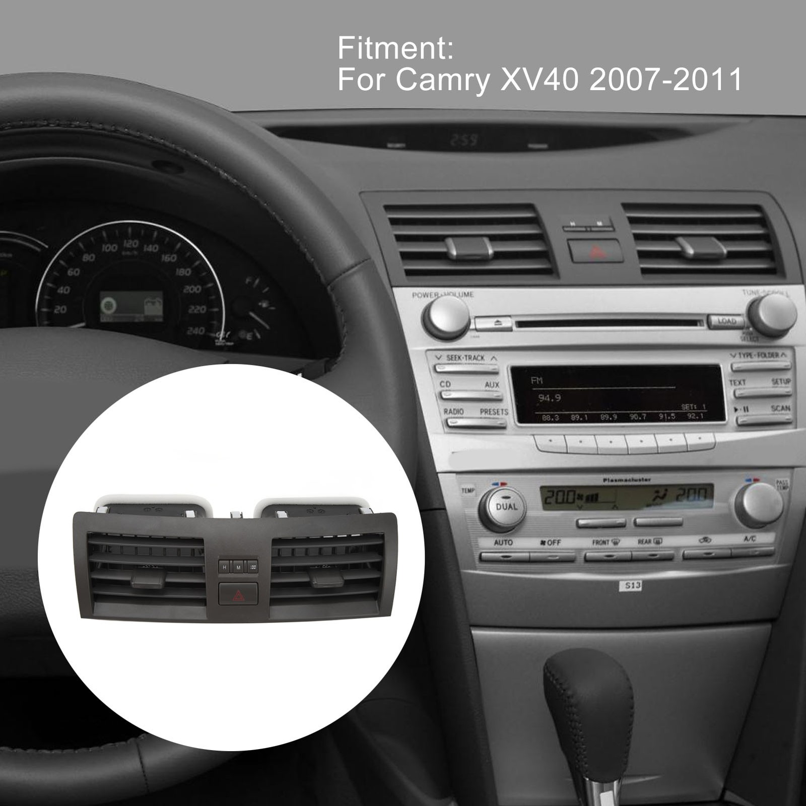 Center AC Vent Outlet Panel Assembly 55660 06100 Quick Response Center Dash AC