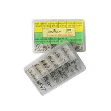 12 Sizes In 1 Stainless Steel Watch Back Case Cover Screws Repair Parts 120Pack