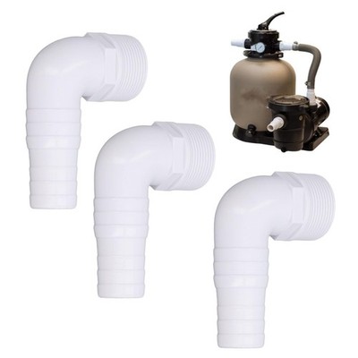 Garden Hose Elbow Fitting, Durable Lightweight Rust-Proof 3Pcs, Hose Adapter Con