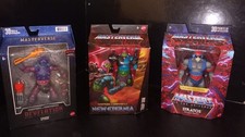 MASTERS UNIVERSE MASTERVERSE VINTAGE STRATOS NEW ETERNIA TRAPJAW SPIKOR SET LOT