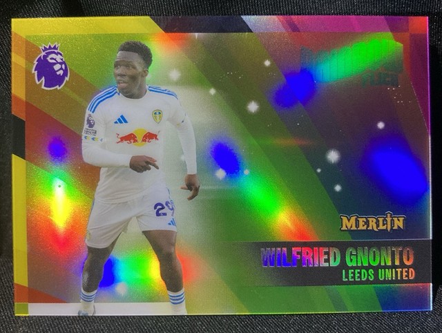 2026 Wilfried Gnonto Rainbow Flick Topps Merlin Premier League SSP RARE PRINT