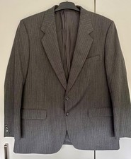 Vintage St Michael Men’s Suit Jacket Grey Pinstripe 44 Chest 1990’s Wool Blend