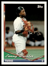 1994 Topps Lenny Webster Minnesota Twins #252
