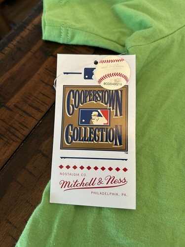 Mitchell & Ness Verde MLB Tampa Bay Devil Rays Tiempo Extra Ganar Cuello en V Talla L Nuevo con Etiquetas - Imagen 5 de 6