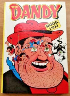 THE DANDY BOOK 1993 - RETRO COMIC ANNUAL HARDBACK VGC