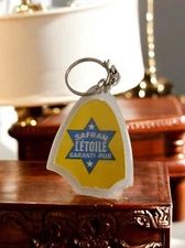 Vintage France Advertising Safran l'Étoile Keychain