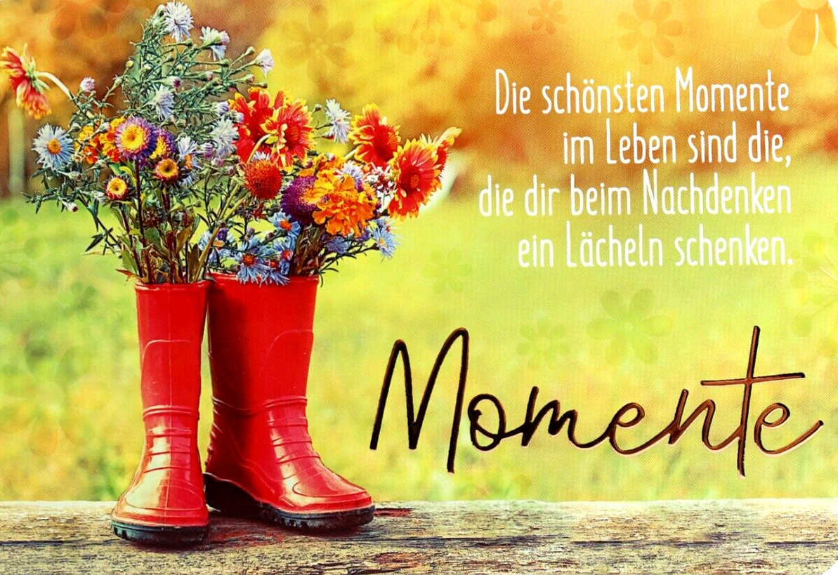 Kurt Eulzer Postkarte Blumen Frau Karte Spruch Geburtstagskarte Post Grußkarte