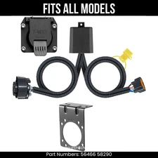 For 20-22 Kia Telluride 7 Pin Trailer Wiring Plug Fits All Models Curt 7 Prong