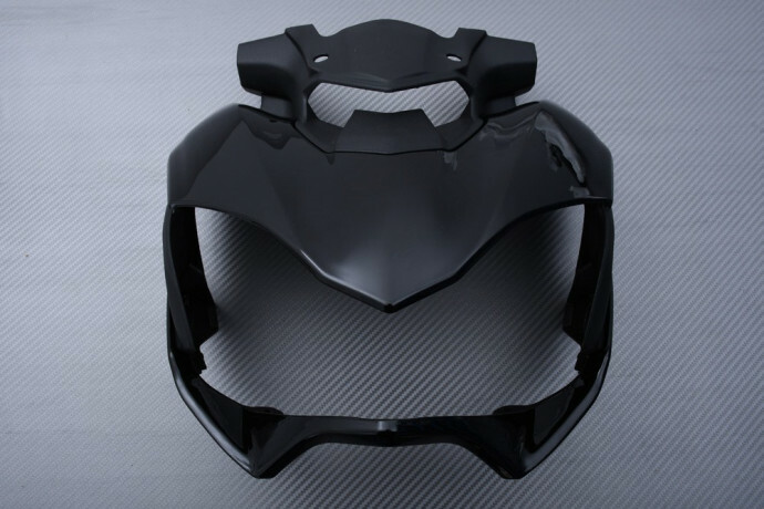 Carenage frontal noir pour moto Kawasaki Z900 et ZR900B de 2017 a 2019