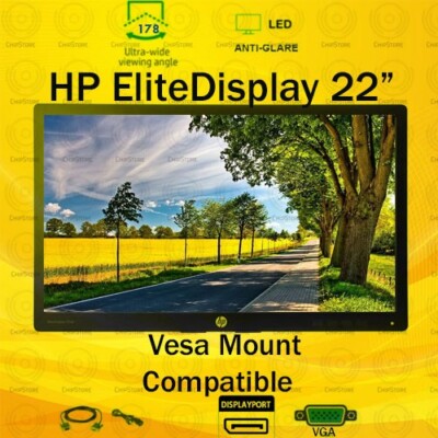 HP EliteDisplay E222 22