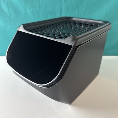 Tupperware Access Modular Mate Onion Garlic Smart Keeper black