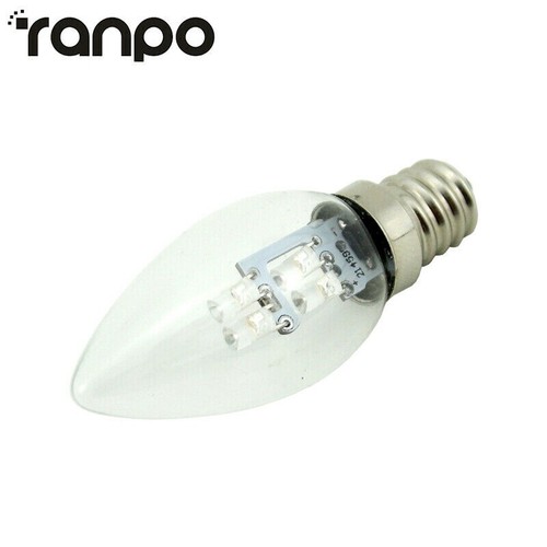 Ranpo E12 4 LEDs Candle Light Chandelier Lamp Bulb Equivalent 10W Incandescent - Picture 4 of 13