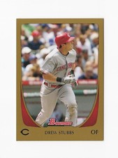 2011 Bowman Gold #94 Drew Stubbs Cincinnati Reds