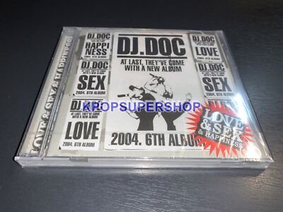 DJ DOC 6th Album Love & Sex & Happiness CD Booklet New Sealed Rare