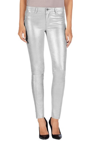 J Brand Womens Metallic S8001 Suede 