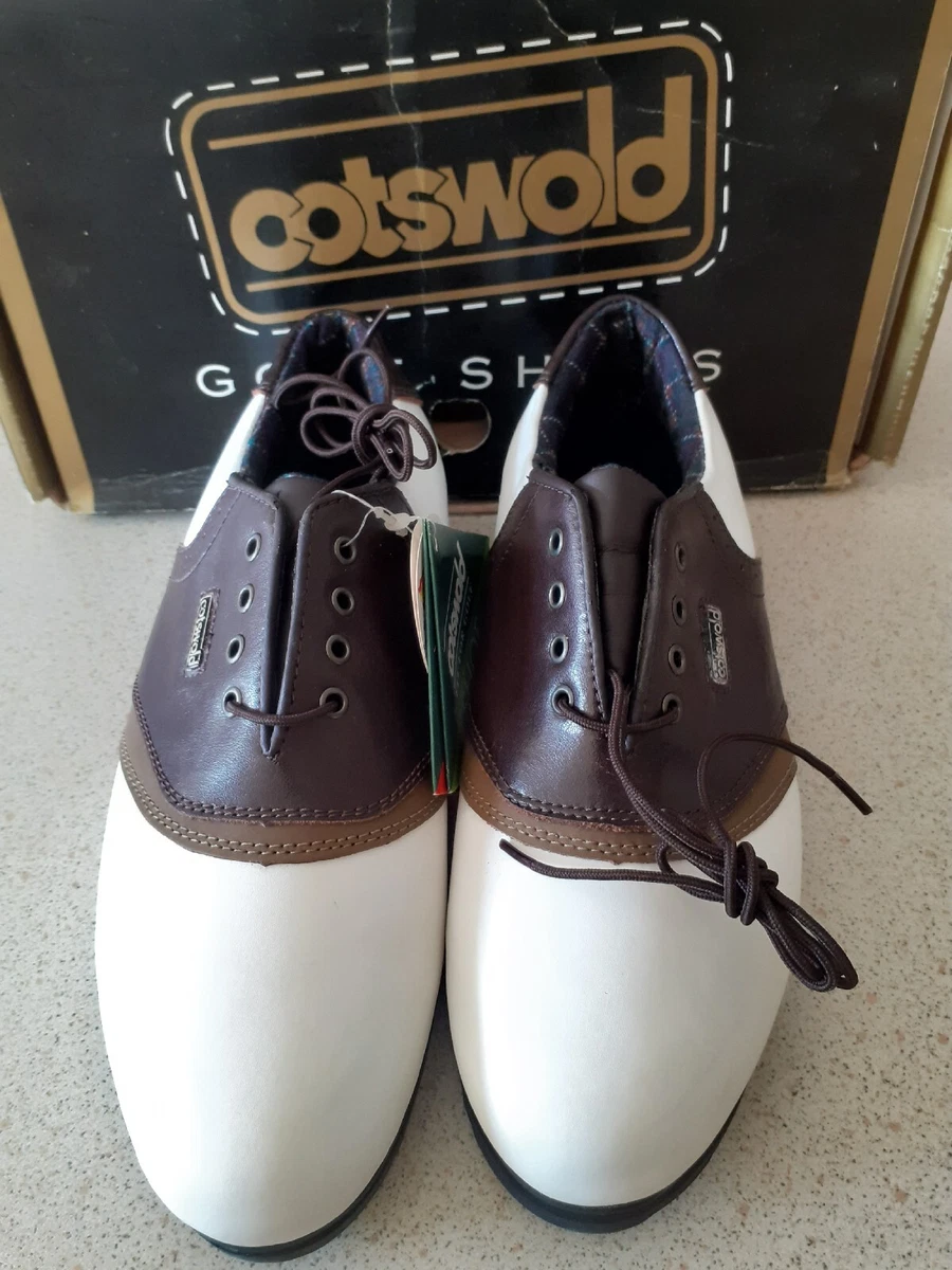 Cotswold Maryland ladies golf shoes white brown 7 BNWT