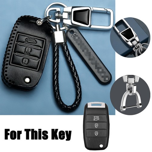 Silver TPU Key Fob Cover For Kia Sorento Sportage Soul Forte Optima - Protective Skin Case